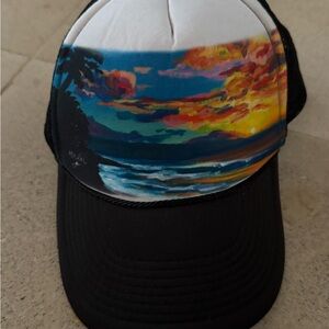 Colorful Sunset Print Women's Hat